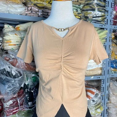 Áo cổ xích rúm ngực vạt xinh - Giá chỉ 103.500 VND, giảm mạnh, thời trang nữ trẻ 8