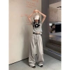 Áo cộc ngắn tay mùa hè màu xám cổ tròn họa tiết bông hoa thời trang Hàn Quốc nữ bigsize QCCC KK SP130 giảm còn 190.000 VND 7