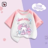 Áo cộc tay bé gái BabyloveGO cotton thoáng mát, in hình Kuromi - Giá ưu đãi 119k 6