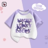 Áo cộc tay bé gái BabyloveGO cotton thoáng mát, in hình Kuromi - Giá ưu đãi 119k 8