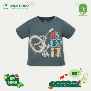 Áo cộc tay bé trai Uala hoạ tiết đáng yêu size 9-24kg 1-5Y giảm còn 95.000đ 11