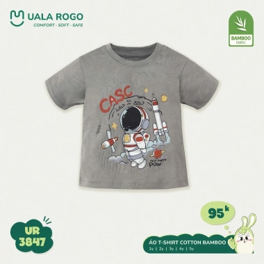 Áo cộc tay bé trai Uala hoạ tiết đáng yêu size 9-24kg 1-5Y giảm còn 95.000đ 14