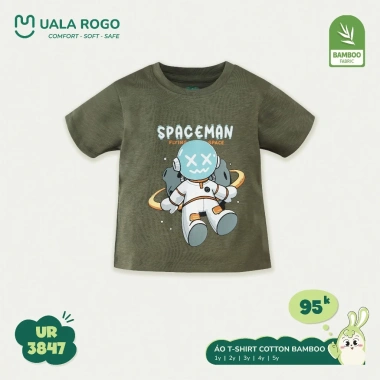 Áo cộc tay bé trai Uala hoạ tiết đáng yêu size 9-24kg 1-5Y giảm còn 95.000đ 16
