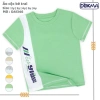 Áo cộc tay cổ tròn bé trai cotton 11-22kg 2-6 tuổi - Giảm giá 75.000 VND 6