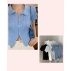 Áo cộc tay croptop len tăm co giãn, khóa kéo 2 chiều hottrend KUNKUN SP273