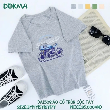 Áo Cộc Tay Dokma DA1.509 bé trai 13-25kg (3-7 tuổi), Giá 85.000₫, chất liệu mềm mại 6 Áo Cộc Tay Dokma DA1.509 bé trai 13-25kg (3-7 tuổi), Giá 85.000₫, chất liệu mềm mại 6