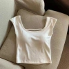 Áo cộc thun croptop ngắn tay hở lưng mút ngực Hàn Quốc KHOSI SP143 - 89.000đ 9