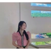Áo cóm cổ V phi bóng hồng nẹp đen 2 cánh bươm tay riềm Giá chỉ 250.000đ 3