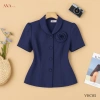 Áo công sở nữ ANA Mode cotton lạnh AK25VHC05 - Giá ưu đãi 320.000₫, quà Tết tặng mẹ 4