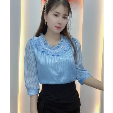 Áo công sở tay lỡ AN71 trẻ trung nữ tính - Giá chỉ 202.000đ, giảm tới 46.000đ