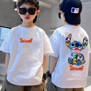 Áo cotton 90-150cm trẻ em 3-14 tuổi, họa tiết cổ tròn 4 mùa, Baju-T - Giá 143.332₫ 2