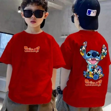 Áo cotton 90-150cm trẻ em 3-14 tuổi, họa tiết cổ tròn 4 mùa, Baju-T - Giá 143.332₫ 4