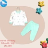 Áo Cotton Cổ Tròn Dài Tay Cài Vai Thu Đông Avaler Hoạ Tiết Dễ Thương 8-14kg 2