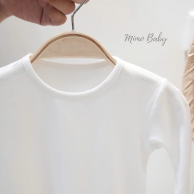 Áo cotton dài tay mềm mại, co giãn 4 chiều cho bé 5-13kg QA45 Mimo Baby - Giá 95k 6