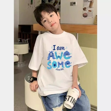 Áo cotton in họa tiết hè cho bé gái và bé trai - Hàng mới, giá giảm 22% chỉ 143.332 VND 3