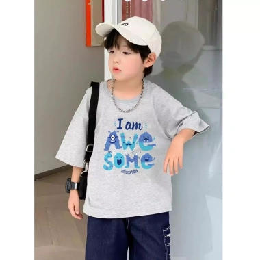 Áo cotton in họa tiết hè cho bé gái và bé trai - Hàng mới, giá giảm 22% chỉ 143.332 VND 6