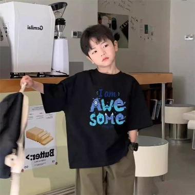 Áo cotton in họa tiết hè cho bé gái và bé trai - Hàng mới, giá giảm 22% chỉ 143.332 VND 9