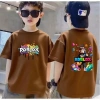 Áo cotton Kanak Kanak 3/4 bé 13/14, thoải mái 100% Baju T, giảm 17% 3
