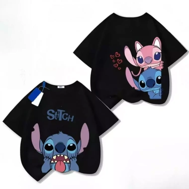 Áo cotton thoáng mát nam nữ mùa 2.025 họa tiết cartoon, size 90-150, giảm giá 85.999đ 3