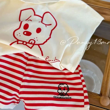Áo Cotton Unisex 2-6 tuổi mùa hè thoáng mát, chống nắng sang trọng, thời trang - Giá ưu đãi 171.800₫ 9