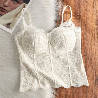 Áo Crop Top & Áo Sơ Mi Vest Ren Mỏng – Phong Cách Ngọt Ngào Mùa Hè, Giá 101.628₫