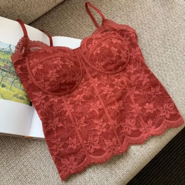 Áo Crop Top & Áo Sơ Mi Vest Ren Mỏng – Phong Cách Ngọt Ngào Mùa Hè, Giá 101.628₫