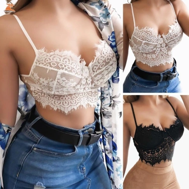 Áo Crop Top Không Tay Dây Đeo Ren Gợi Cảm Dành Cho Phụ Nữ - Giá Ưu Đãi 67.716 VND 5 Áo Crop Top Không Tay Dây Đeo Ren Gợi Cảm Dành Cho Phụ Nữ - Giá Ưu Đãi 67.716 VND 5