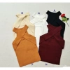 Áo Crop Top Không Tay Sexy Mùa Hè Nữ Cổ Yếm Đan Dây Buộc Lưng Hở Bustier Cắt Ngắn 105.813 7