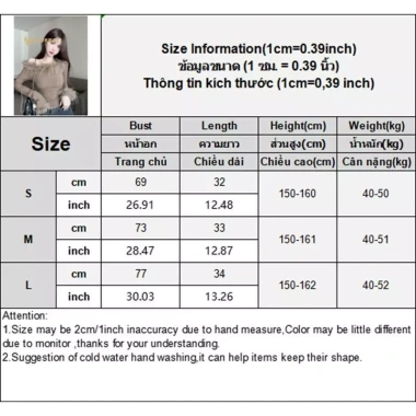 Áo Crop Top Nữ Gợi Cảm Lệch Vai Tay Dài Furry Giá 162.972 VND Giảm Đặc Biệt 5