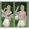 Áo Croptop Chống Nắng Nữ UPF 50+ Chống Tia UV Lụa Nhẹ Mát Lạnh Rộng Giá 80k 6