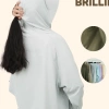 Áo Croptop Hanabi Nữ Chống Nắng UV Lụa Nhẹ Mát Lạnh Freesize 70kg Form Ngắn 136k 3