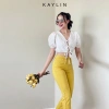 Áo croptop KAYLIN N1.729 kiểu thắt nơ thời trang, giảm giá 260k, chất liệu mềm mại 2