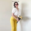 Áo croptop KAYLIN N1.729 kiểu thắt nơ thời trang, giảm giá 260k, chất liệu mềm mại 5