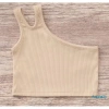 Áo croptop không tay màu đơn giản cho bé 2-7 tuổi - Thời trang mùa hè giá ưu đãi 5