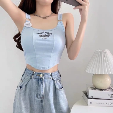 Áo croptop nữ cá tính trẻ trung, áo bra 2 dây đệm mũt mỏng ôm ngực BRA25 - Giá chỉ 36.899 VND