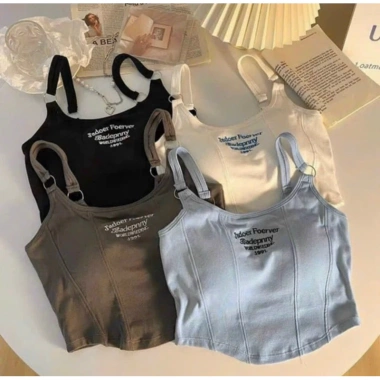 Áo croptop nữ cá tính trẻ trung, áo bra 2 dây đệm mũt mỏng ôm ngực BRA25 - Giá chỉ 36.899 VND