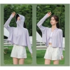 Áo Croptop Nữ Chống Nắng UPF 50+ Chống UV Lụa Nhẹ Mát Lạnh Giá 83.000đ 2
