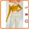 Áo Croptop Nữ Dài Tay Thun Lạnh Co Giãn 4 Chiều Dáng Ôm Thoáng Thấm Hút Mồ Hôi 260.000₫ 6