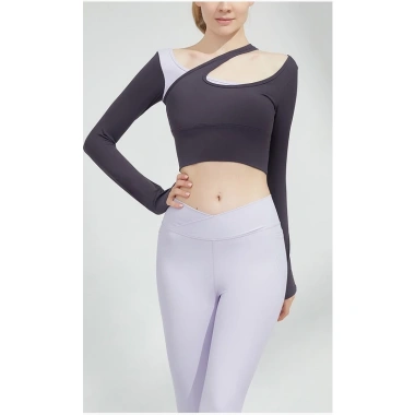 Áo Croptop Nữ Dài Tay Thun Lạnh Co Giãn 4 Chiều Dáng Ôm Thoáng Thấm Hút Mồ Hôi 260.000₫