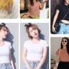 Áo Croptop Nữ Ôm Body Sexy Giá 24,150₫ Giảm Giá, Vải Co Giãn Thân Thái 2