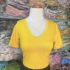 Áo croptop nữ tay ngắn cổ V xinh xắn, sexy, giảm giá 56k - Chỉ 56.090₫