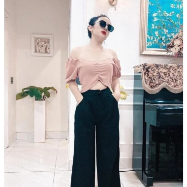 Áo croptop rúm ngực nhún lưng - Thiết kế sexy, giá chỉ 82.800₫ giảm mạnh