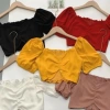 Áo croptop rúm ngực nhún lưng - Thiết kế sexy, giá chỉ 82.800₫ giảm mạnh 4