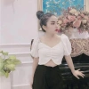 Áo croptop rúm ngực nhún lưng - Thiết kế sexy, giá chỉ 82.800₫ giảm mạnh 6