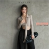 Áo croptop tay dài cổ sơ mi dây phối thun cotton gợi cảm BST 11/2.025 - Giá ưu đãi 338.000đ