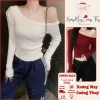 Áo Croptop Tay Dài Lệch Vai Sexy Trẻ Trung Giá 49.000₫ | Xưởng May Cường Thuý