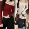 Áo Croptop Tay Dài Lệch Vai Sexy Trẻ Trung Giá 49.000₫ | Xưởng May Cường Thuý 7