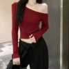 Áo Croptop Tay Dài Lệch Vai Sexy Trẻ Trung Giá 49.000₫ | Xưởng May Cường Thuý 8