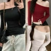 Áo Croptop Tay Dài Lệch Vai Sexy Trẻ Trung Giá 49.000₫ | Xưởng May Cường Thuý 9