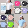 Áo Croptop Thể Thao Nữ Thun Lulu Quảng Châu Mềm Mát Đa Dụng Tennis Cầu Lông Pickleball Giá 279.000₫